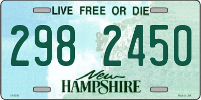 NH license plate 2982450