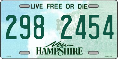 NH license plate 2982454