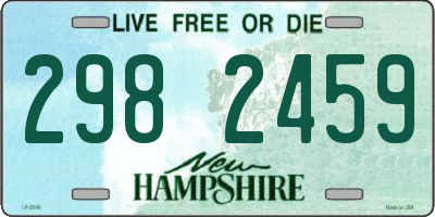 NH license plate 2982459