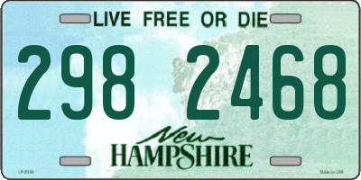 NH license plate 2982468