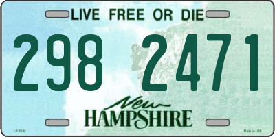 NH license plate 2982471