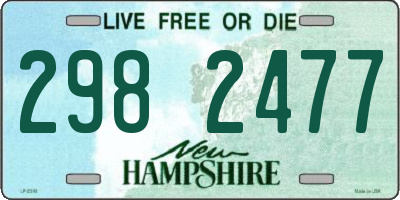 NH license plate 2982477
