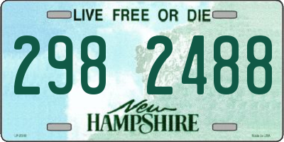 NH license plate 2982488