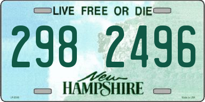 NH license plate 2982496