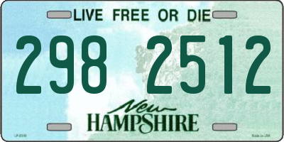 NH license plate 2982512