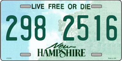 NH license plate 2982516