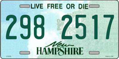 NH license plate 2982517