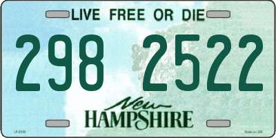 NH license plate 2982522
