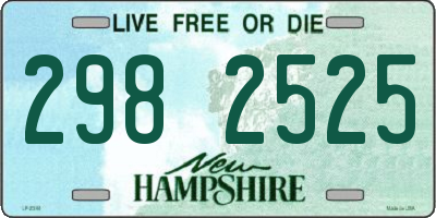 NH license plate 2982525