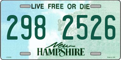 NH license plate 2982526