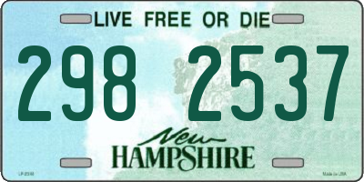 NH license plate 2982537