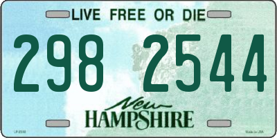 NH license plate 2982544