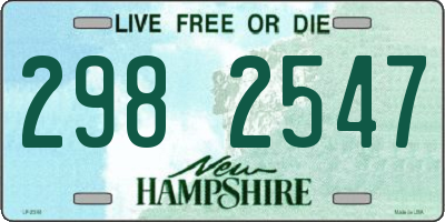 NH license plate 2982547