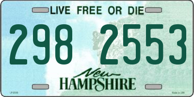 NH license plate 2982553