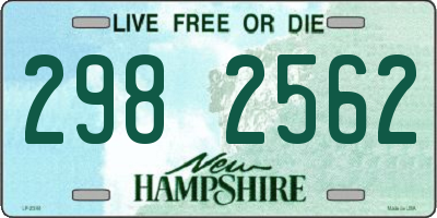 NH license plate 2982562