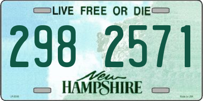 NH license plate 2982571