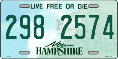 NH license plate 2982574