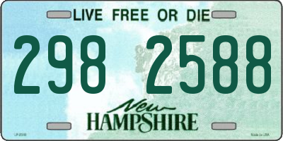 NH license plate 2982588