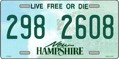 NH license plate 2982608