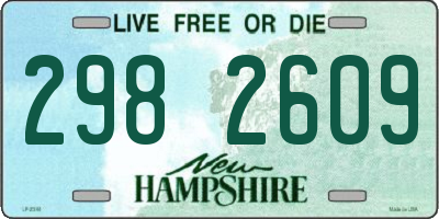 NH license plate 2982609