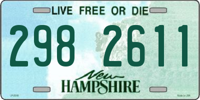 NH license plate 2982611
