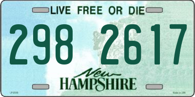 NH license plate 2982617