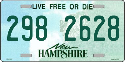 NH license plate 2982628