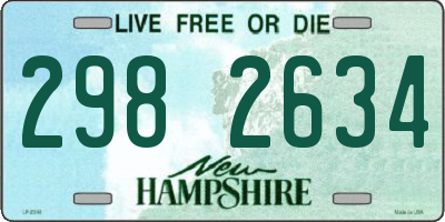 NH license plate 2982634