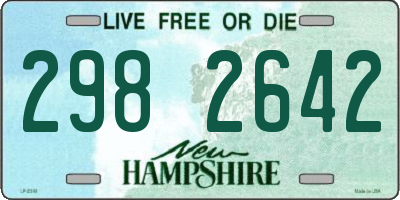 NH license plate 2982642