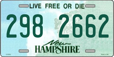NH license plate 2982662