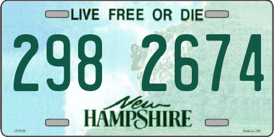 NH license plate 2982674