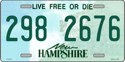 NH license plate 2982676