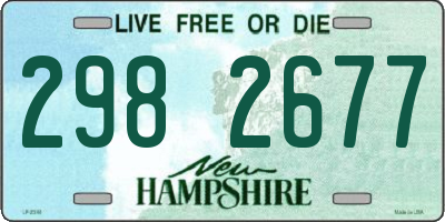 NH license plate 2982677