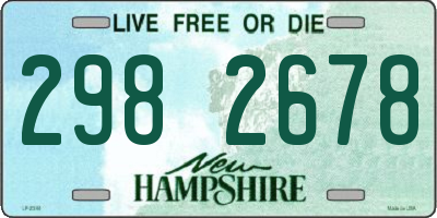 NH license plate 2982678