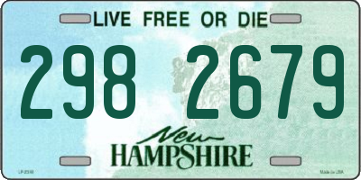 NH license plate 2982679