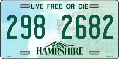 NH license plate 2982682