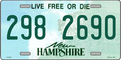 NH license plate 2982690