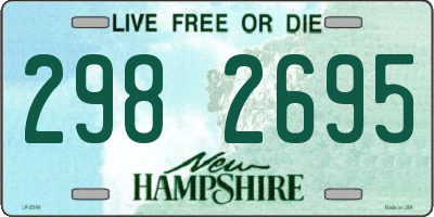 NH license plate 2982695