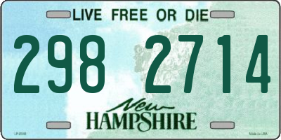 NH license plate 2982714
