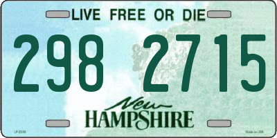 NH license plate 2982715