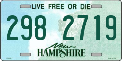 NH license plate 2982719