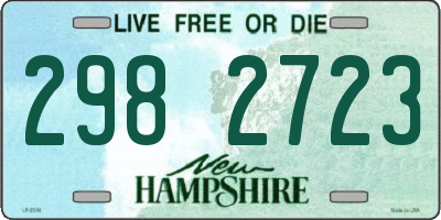 NH license plate 2982723