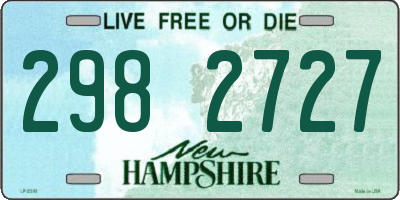 NH license plate 2982727