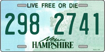 NH license plate 2982741
