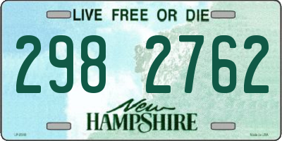 NH license plate 2982762