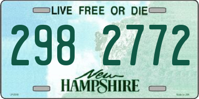 NH license plate 2982772