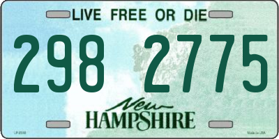 NH license plate 2982775