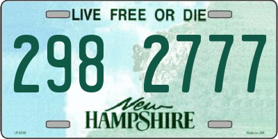 NH license plate 2982777