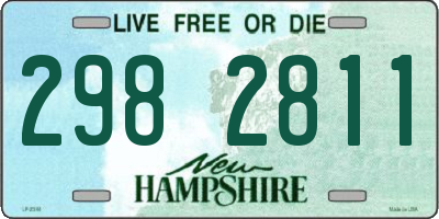 NH license plate 2982811