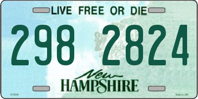NH license plate 2982824
